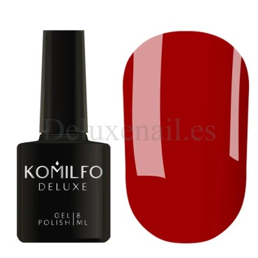 Esmalte Permanente Komilfo D304, Rojo Clásico, 8 ml