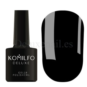 Esmalte Permanente Komilfo D001, Negro, 8 ml