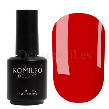 Esmalte Permanente Komilfo D082, Rojo clásico, 15 ml