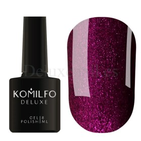 Esmalte Permanente Komilfo Deluxe Series №D094 (ciruela claro, con purpurina), 8 ml.