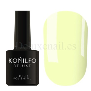 Esmalte Permanente Komilfo D169, Amarillo claro, 8 ml