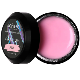 Gel constructor Premium Komilfo Pink, Rosa, 30 g