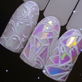 Mirror foil 16, Rosa, 5 x 50 cm.