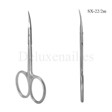 SX-22/2m - Tijeras para cutícula Staleks Exclusive Magnolia, 24,5 mm