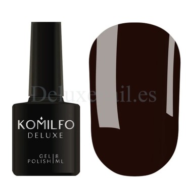 Esmalte Permanente Komilfo D298, Marrón muy oscuro, 8 ml