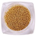 Microbolitas caviar (metálicas) Komilfo, Oro, 1 mm