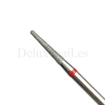 Fresa Roja Cono Fino, Ø1.8 mm, 83k018, grano suave, Freza