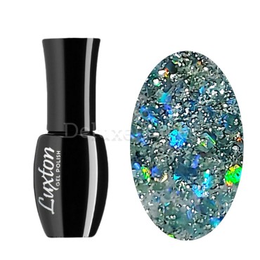 Esmalte Permanente Luxton Galaxy 7 (Purpurina Azul Multicolor), 10 ml.