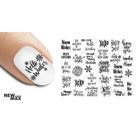 Pegatina al agua SB 228 (Sobre fondo blanco o claro)