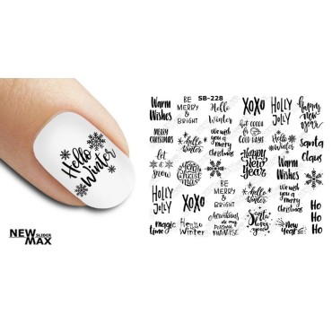 Pegatina al agua SB 228 (Sobre fondo blanco o claro)