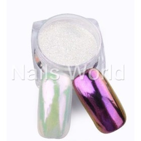 copy of Mirror Chrome Powder NAILS WORLD-168 camaleón azul/rosa/morado