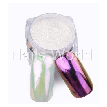 copy of Mirror Chrome Powder NAILS WORLD-168 camaleón azul/rosa/morado