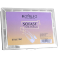 Tips de gel Komilfo SoFast Stiletto, 240 uds, 12 medidas