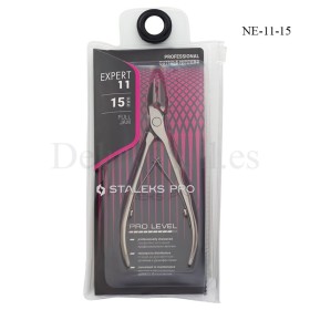 NE-11-15 - Alicates para cutícula Staleks Expert, 15 mm