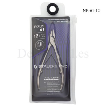 NE-61-12 - Alicates para uñas encarnadas Staleks Expert, 12 mm