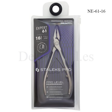 NE-61-16 - Alicates para uñas encarnadas Staleks Expert, 16 mm