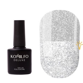 Base Reflectante Komilfo Luminous 006, Plata Claro, 8 ml