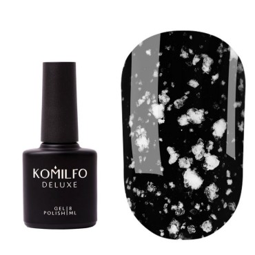 Top sin pegajosidad Komilfo Snow Effect, con UV filtros, 8 ml