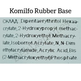 Rubber Base sin pincel Komilfo, 15 ml