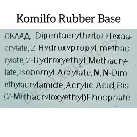 Rubber Base sin pincel Komilfo, 30 ml