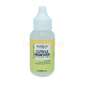 Removedor de cutícula alcalino Komilfo, 30 ml.