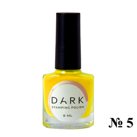 Esmalte Stamping Dark 05, Amarillo, 8 ml