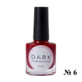 Esmalte Stamping Dark 06, Rojo oscuro, 8 ml