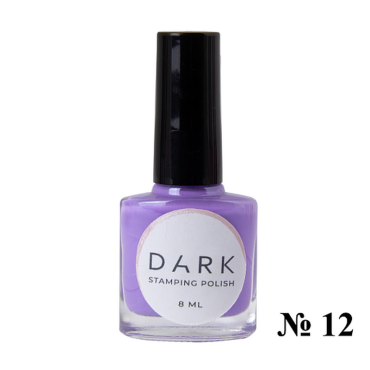 Esmalte Stamping Dark 12, Lila, 8 ml