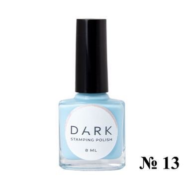 Esmalte Stamping Dark 13, Azul cielo, 8 ml