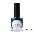 Esmalte Stamping Dark 15, Verde Oscuro, 8 ml
