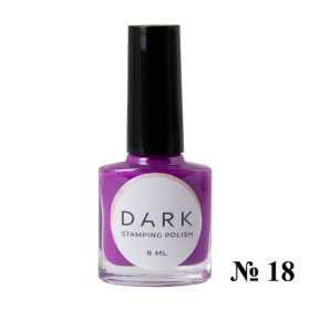 Esmalte Stamping Dark 18, Morado, 8 ml