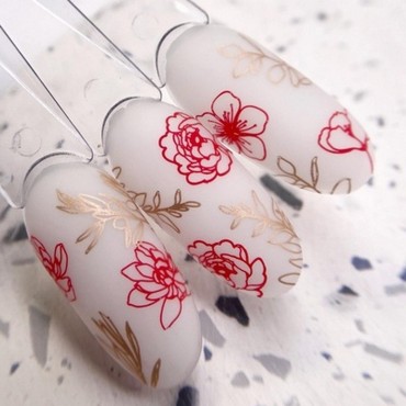 Esmalte Stamping Dark 36, Rojo, 8 ml