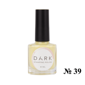 Esmalte Stamping Dark 39, Amarillo Limón, 8 ml