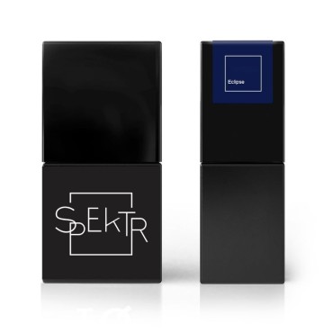 Esmalte permanente Spektr 143 Eclipse (Azul oscuro), 10 ml