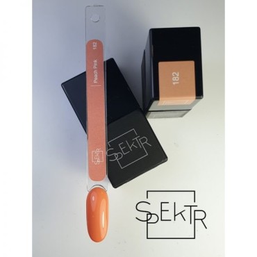 Esmalte permanente Spektr 182 Peach Pink (Salmon), 10 ml