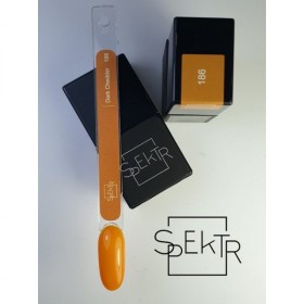 Esmalte permanente Spektr 186 Dark cheddar (Naranja), 10 ml