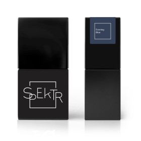 Esmalte permanente Spektr 192 Evening blue (Azul muy oscuro), 10 ml