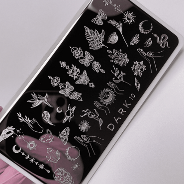 Placa Pequeña 10 Dark