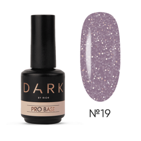 Pro Base Camuflaje Dark 19, Violeta con micro brillo, 15 ml