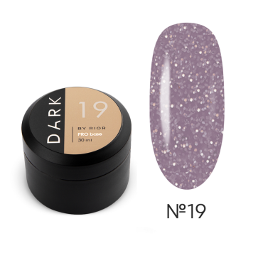 Pro Base Camuflaje Dark 19, Violeta con micro brillo, 30 ml