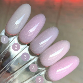 Base Opal 05 Dark, Rosa con micro brillo multicolor, 30 ml