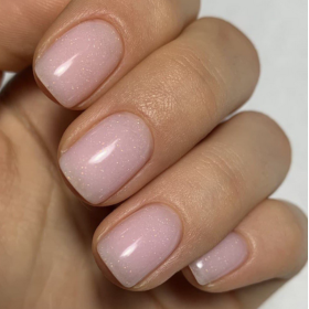Pro Base Opal 01 DARK, base camuflaje, rosa con micro brillo dorado, 15 ml