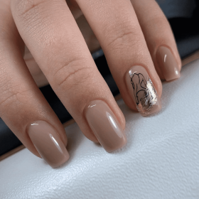 Gel constructor Dark Medium Gel 06, Beige Cacao, 15 ml