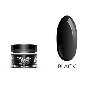 Pintura de gel con pegajosidad Palu Pro, Negro, 7 ml