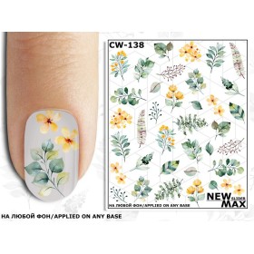 Pegatina al agua CW 138