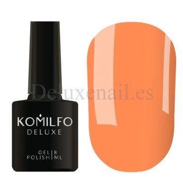 Esmalte Permanente Kaleidoscopic K005 Komilfo, Melocotón Neón, 8 ml