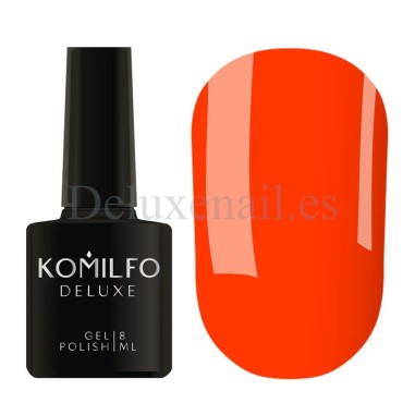 Esmalte Permanente Kaleidoscopic K006 Komilfo, Zanahoria Neón, 8 ml