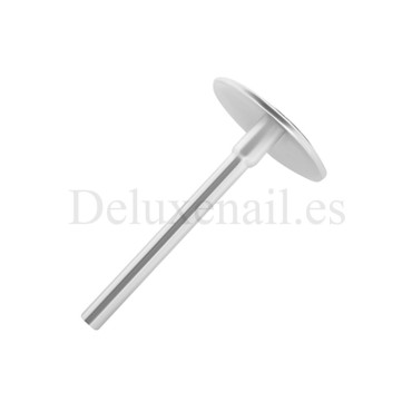 UPDset-15 (S-Ø15 mm) Set Podo Disco Staleks de acero inoxidable con 5 discos desechables, Grano 180