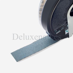 ATClux-100 - Donut cinta de lima funda desechable con cortador papmAm Staleks Exclusive, 6 metros, 100 grit