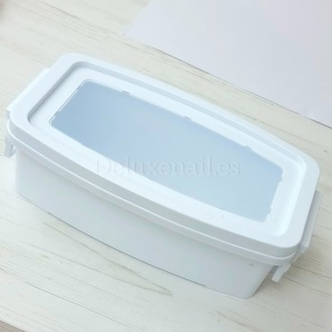 Contenedor plástico para desinfección y esterilización 1500 ml, blanco